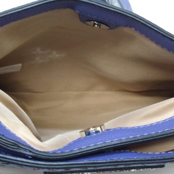 Dana Buchman Purse Faux Bone Cane Handle and Detachable Crossbody Strap NWOT - Picture 6 of 8